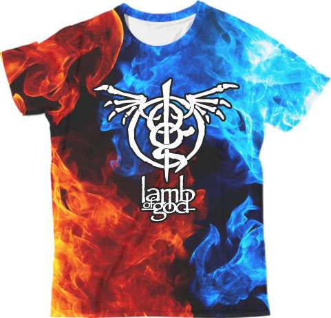 Man's T-shirt 3D - Lamb of God 6 - Mfest