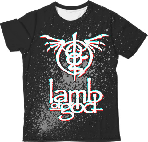 Man's T-shirt 3D - Lamb of God 2 - Mfest