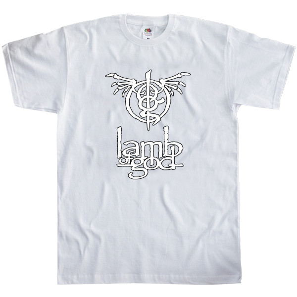 Men's T-Shirt Fruit of the loom - Lamb of God 17 - Mfest