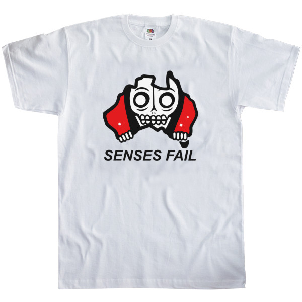 Men's T-Shirt Fruit of the loom - Senses fail 2 - Mfest