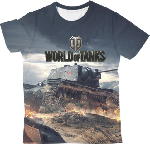 Футболка 3D Чоловіча - World of Tanks [3] - Mfest