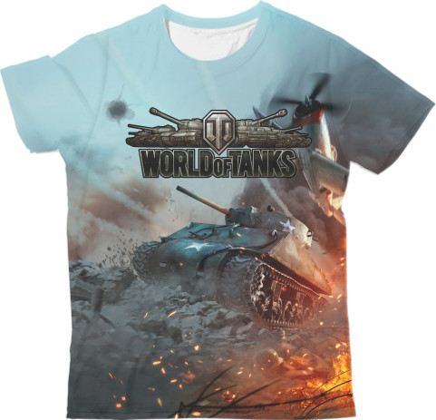 Футболка 3D Чоловіча - World of Tanks [5] - Mfest