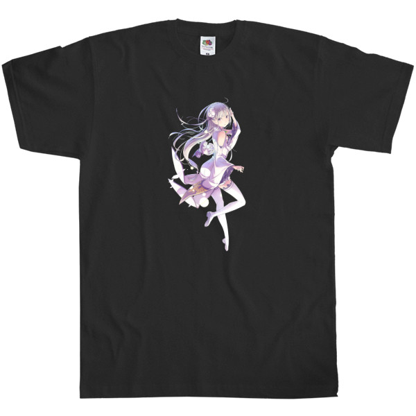 Men's T-Shirt Fruit of the loom - Емілія re zero - Mfest