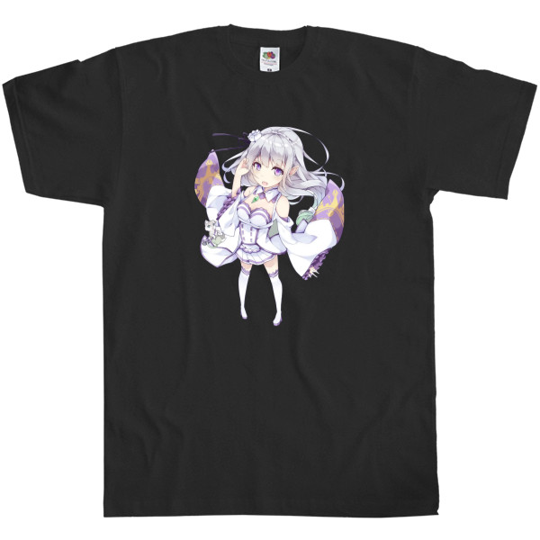 Men's T-Shirt Fruit of the loom - Емілія re zero 2 - Mfest