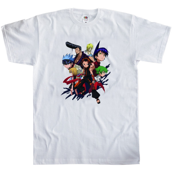 Men's T-Shirt Fruit of the loom - shaman king - Mfest