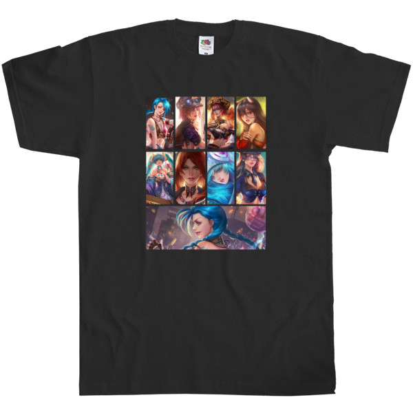 Men's T-Shirt Fruit of the loom - ladies of League of legends - Mfest