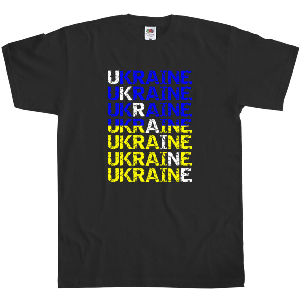 Men's T-Shirt Fruit of the loom - УКРАИНА [25] - Mfest