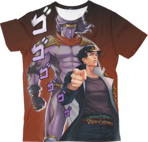 Футболка 3D Мужская - Jotaro Kujo 2 - Mfest