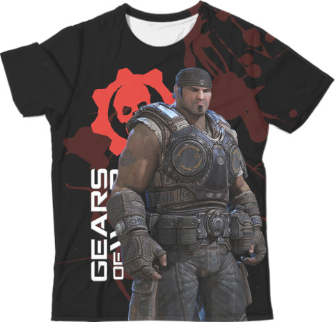 Man's T-shirt 3D - Gears of War 20 - Mfest