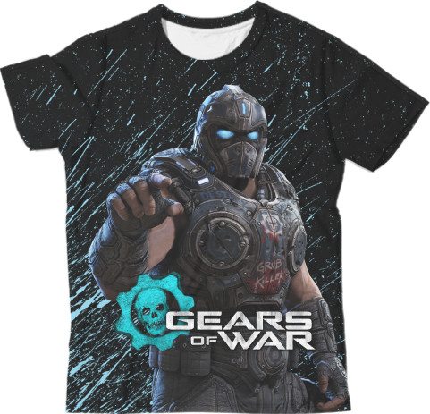 Man's T-shirt 3D - Gears of War 17 - Mfest