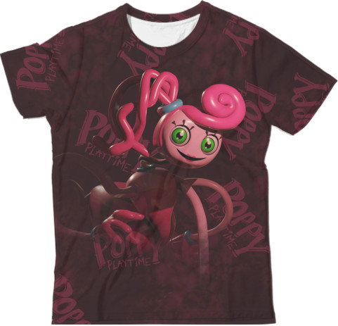 Man's T-shirt 3D - Poppy Playtime (Mommy) 3 - Mfest