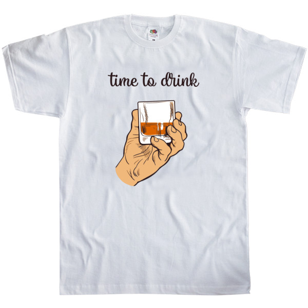 Men's T-Shirt Fruit of the loom - Time to drink - Mfest