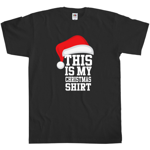 Men's T-Shirt Fruit of the loom - My Christmas shirt - Mfest