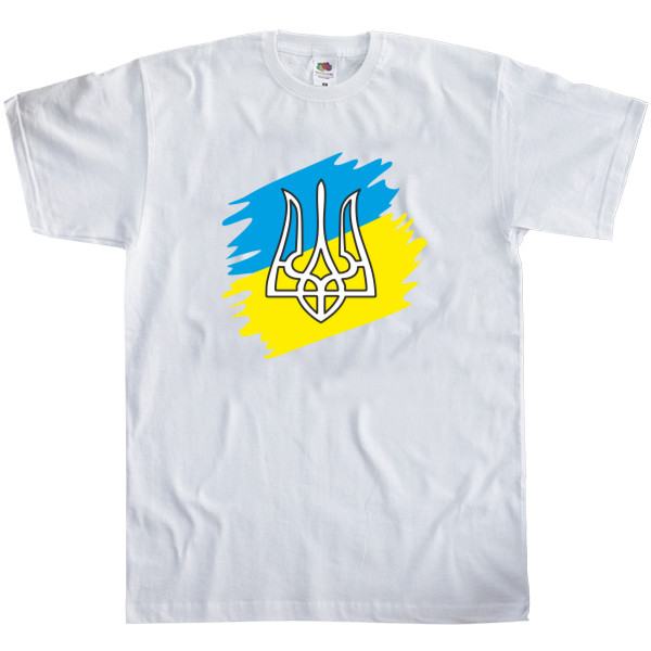 Men's T-Shirt Fruit of the loom - Герб України - Mfest