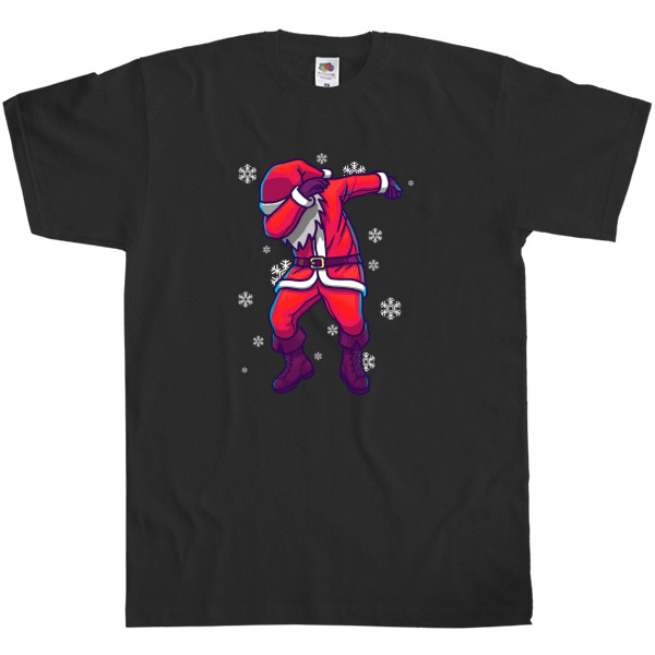 Men's T-Shirt Fruit of the loom - Dancing Santa - Mfest