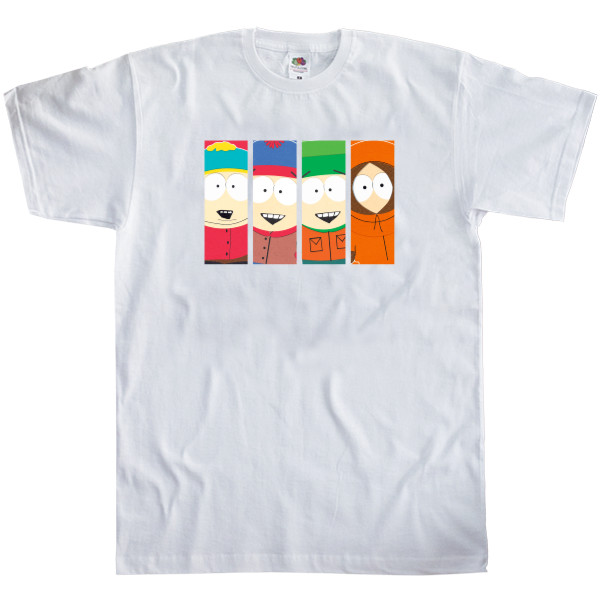 Men's T-Shirt Fruit of the loom - south park 2 - Mfest