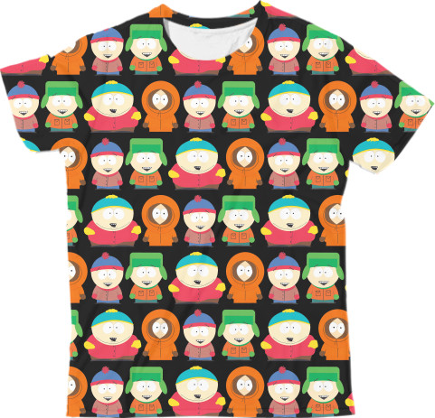 Man's T-shirt 3D - south park 8 - Mfest