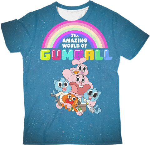 Man's T-shirt 3D - GUMBALL AND DARWIN 4 - Mfest