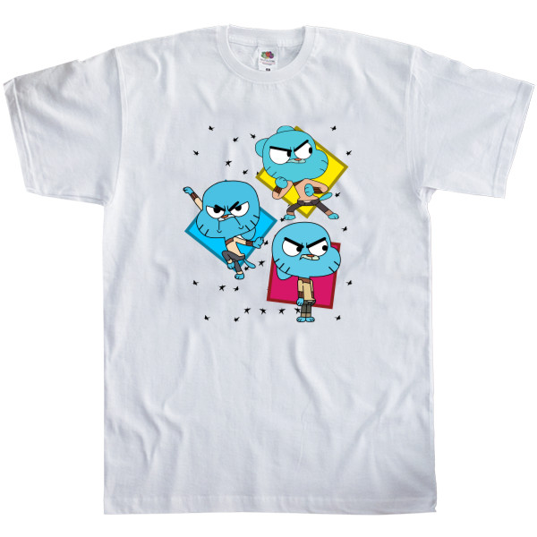 Men's T-Shirt Fruit of the loom - The Amazing World of Gumball [5] - Mfest