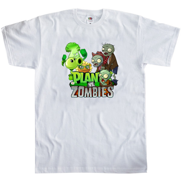 Men's T-Shirt Fruit of the loom - Plants vs Zombies 5 - Mfest