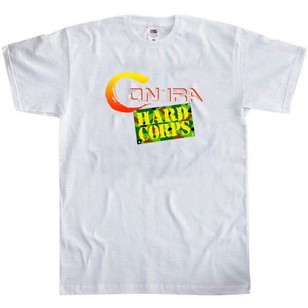 Men's T-Shirt Fruit of the loom - Contra: Hard Corps Logo - Mfest