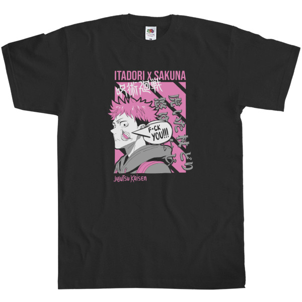 Men's T-Shirt Fruit of the loom - Itadori  Sukuna - Mfest