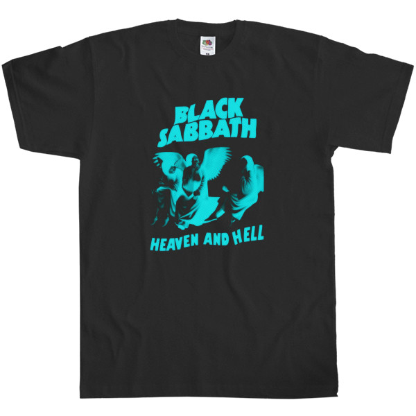 Men's T-Shirt Fruit of the loom - Black Sabbath heaven and hell - Mfest