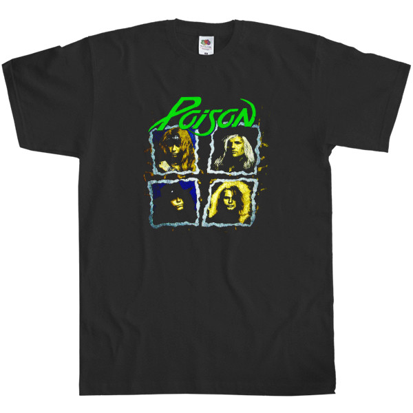 Men's T-Shirt Fruit of the loom - Alice Cooper - Poison - Mfest