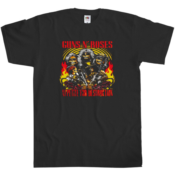 Men's T-Shirt Fruit of the loom - Guns n Roses - Mfest