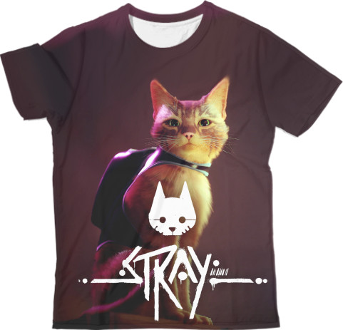 Man's T-shirt 3D - Котик Стрей - Mfest