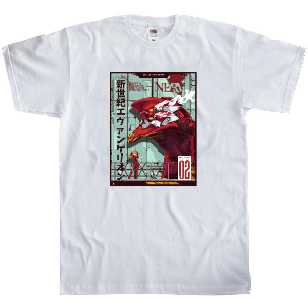 Men's T-Shirt Fruit of the loom - EVA 02 (POSTER) - Mfest