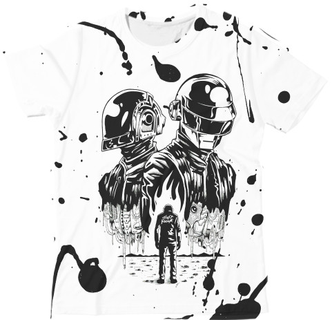 Man's T-shirt 3D - daft Punk [4] - Mfest