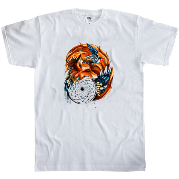 Men's T-Shirt Fruit of the loom - Лис 2 - Mfest