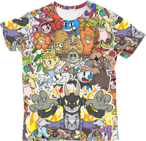 Man's T-shirt 3D - CUPHEAD (4) - Mfest