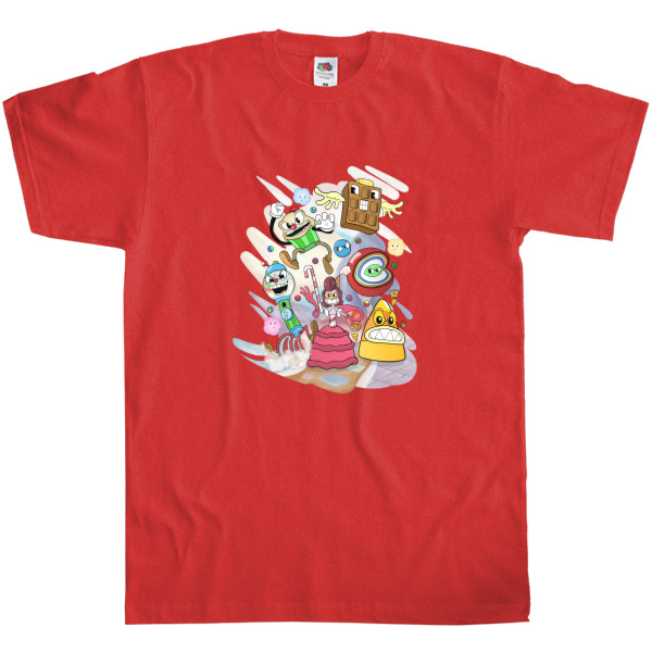 Men's T-Shirt Fruit of the loom - CupHead 9 - Mfest