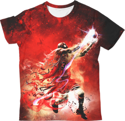 Man's T-shirt 3D - Jordan Graffiti Art - Mfest