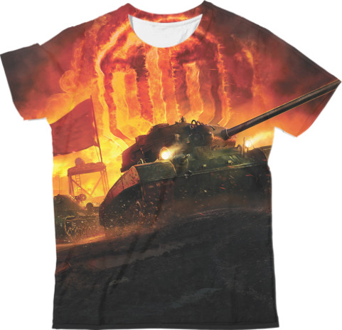 World of Tanks - Man's T-shirt 3D - World of Tanks - Mfest