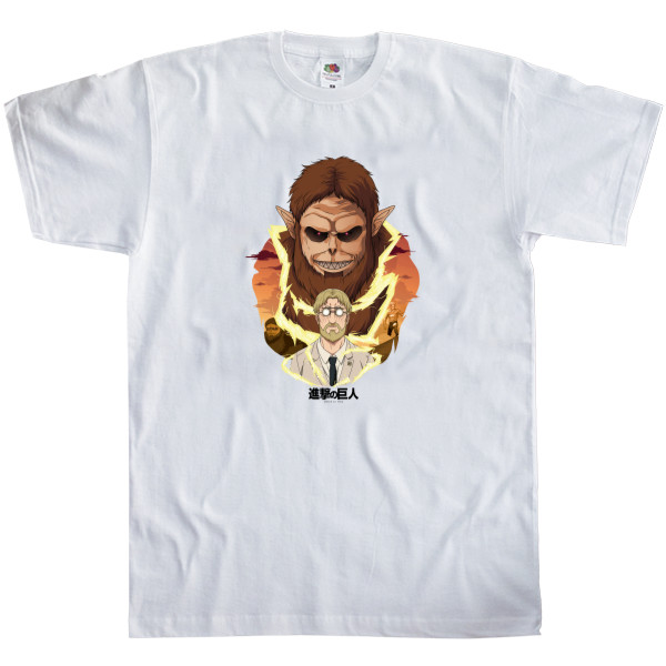 Men's T-Shirt Fruit of the loom - Attack On Titan 4 - Mfest