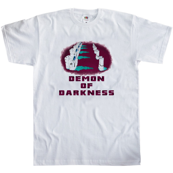 Men's T-Shirt Fruit of the loom - Demon of darkness chainsaw man - Mfest