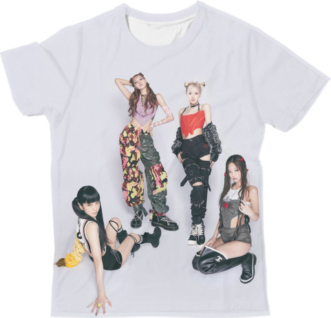 Man's T-shirt 3D - blackpink pink venom 3 - Mfest