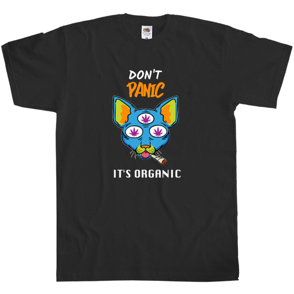 Men's T-Shirt Fruit of the loom - DON'T PANIC IT'S ORGANIC - Mfest