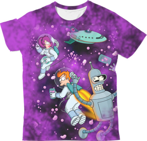 Man's T-shirt 3D - FUTURAMA (ФУТУРАМА) 2 - Mfest