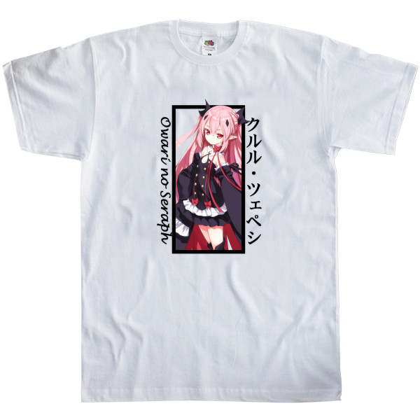 Men's T-Shirt Fruit of the loom - Owari no Seraph 8 - Mfest