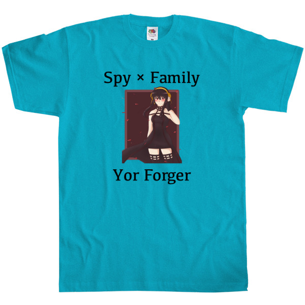 Футболка Классика Мужская Fruit of the loom - Yor Forger Spy  Family - Mfest