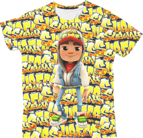 Man's T-shirt 3D - Subway Surfers (6) - Mfest