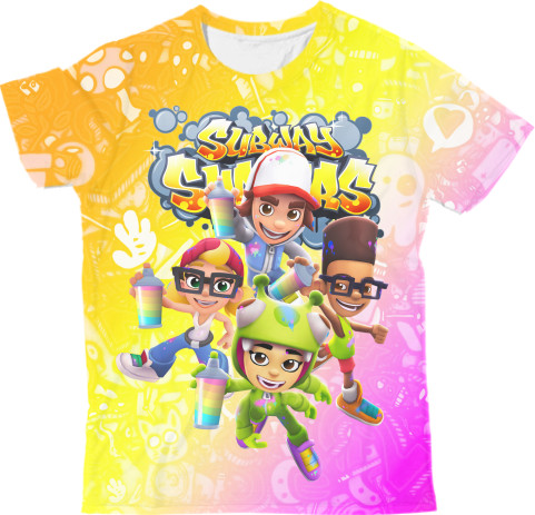 Man's T-shirt 3D - Subway Surfers (7) - Mfest