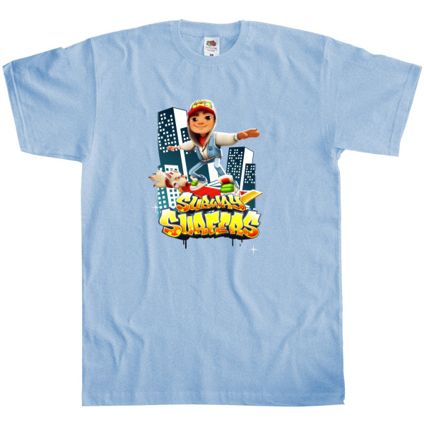 Men's T-Shirt Fruit of the loom - Subway Surfers (11) - Mfest