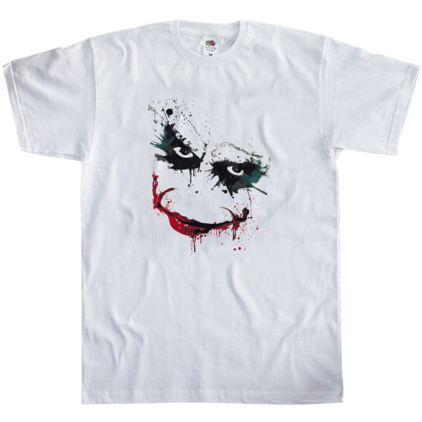 Men's T-Shirt Fruit of the loom - Джокер Улыбка Арт - Mfest