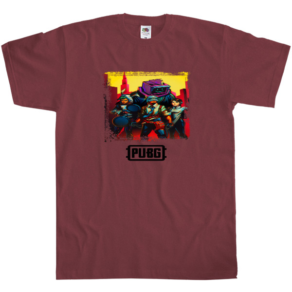 Men's T-Shirt Fruit of the loom - PUBG RETRO - Mfest