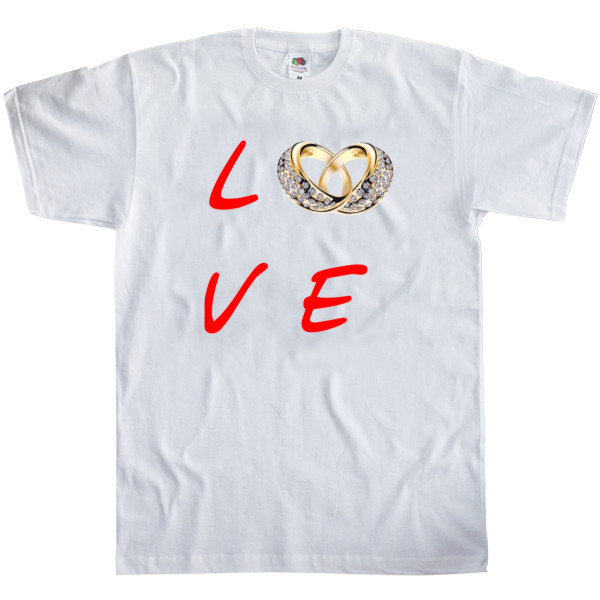 Men's T-Shirt Fruit of the loom - Love - Mfest